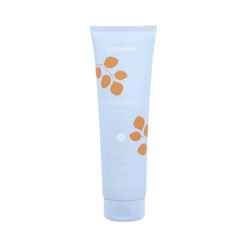 ECHOSLINE HYDRATING 300 ml -tuotepakkaus: kosteuttava naamio kuiville hiuksille